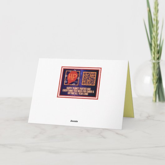 Halloween Birthday Skull Kaart (Achterkant)