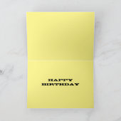 Halloween Birthday Skull Kaart (Binnen)