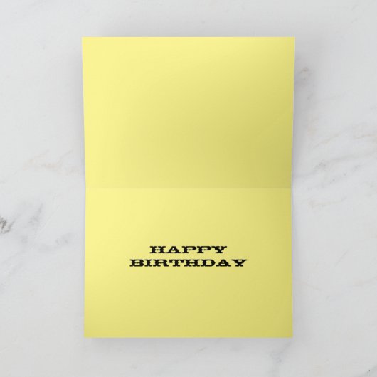 Halloween Birthday Skull Kaart (Binnen)