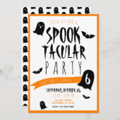 Halloween Birthday Spooktacular Ghosts and Bats Kaart (Voorkant / Achterkant)