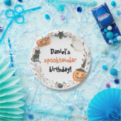 Halloween Birthday Spooktacular Paper Borden Papieren Bordje (Feest)