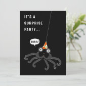 Halloween Birthday Surprise Party Kaart (Staand voorkant)