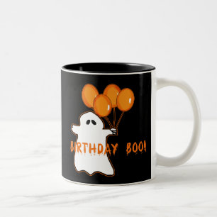Halloween Birthday T-shirts en cadeautjes Tweekleurige Koffiemok