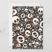 Halloween Birthday Uitnodiging (Achterkant)