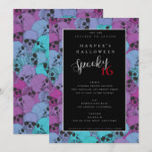 Halloween Birthday Uitnodiging (Voorkant / Achterkant)