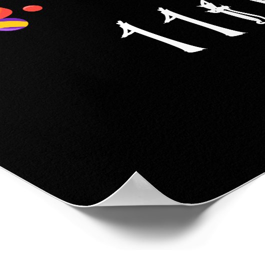 Halloween Birthday Vampires Paars Welkomstteken Poster (Hoek)