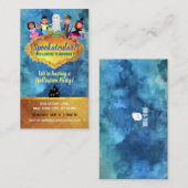 Halloween Birthday Visitekaartjes (Voorkant / Achterkant)