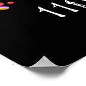 Halloween Birthday Witch Ghost Oranje Welkomstteke Poster (Hoek)