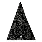 Halloween Black and White Cobweb Party Pet Feesthoedjes (Rechts)