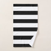 Halloween Black and White Script Text Persoonlijk Bad Handdoek (Handdoek)