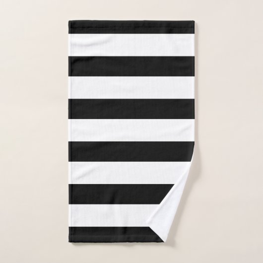 Halloween Black and White Script Text Persoonlijk Bad Handdoek (Handdoek)