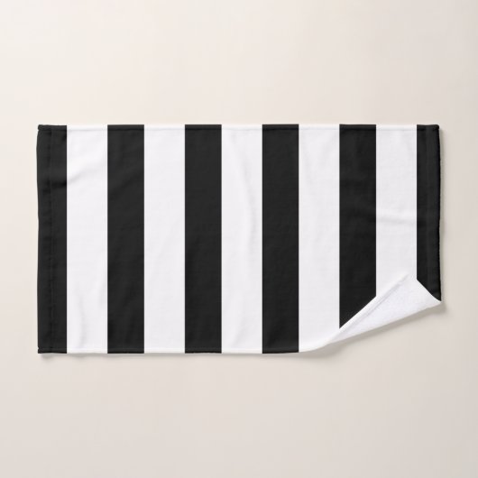 Halloween Black and White Script Text Persoonlijk Bad Handdoek (Handdoek)