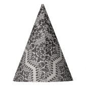 Halloween Black and White Skull Lace Party Pet Feesthoedjes (Achterkant)