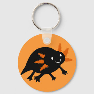 Halloween Black Axolotl Sleutelhanger