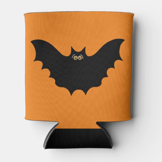 Halloween Black Bat Blikjeskoeler (Voorkant)