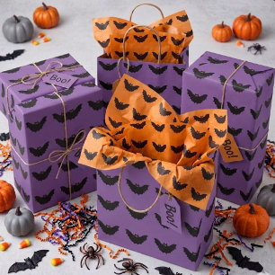 Halloween Black Bat Cadeaupapier