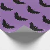 Halloween Black Bat Cadeaupapier (Hoek)