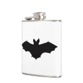 Halloween Black Bat Flask Heupfles (Links)