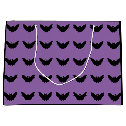 Halloween Black Bat Groot Cadeauzakje (Voorkant)