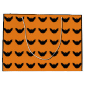 Halloween Black Bat Groot Cadeauzakje (Achterkant)