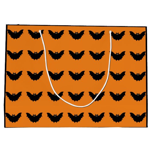 Halloween Black Bat Groot Cadeauzakje (Achterkant)