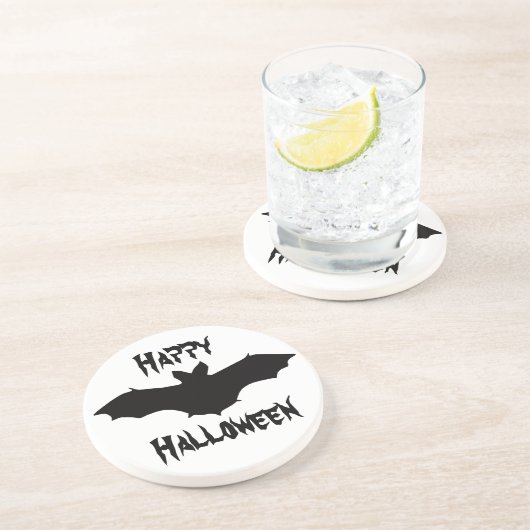 Halloween Black Bat Onderzetter (Zijkant)