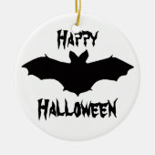 Halloween Black Bat Ornament (Voorkant)