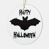 Halloween Black Bat Ornament (Links)