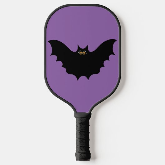 Halloween Black Bat Pickleball Paddle (Voorkant)
