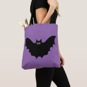Halloween Black Bat Tote Bag (Dichtbij)
