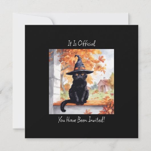 Halloween Black Cat (Voorkant)