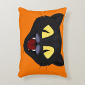 Halloween Black Cat Accent Kussen (Voorkant(Verticaal))