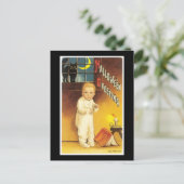 Halloween Black Cat and Child Briefkaart (Staand voorkant)