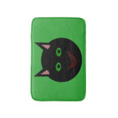 Halloween Black Cat Bath Mat (Voorkant Verticaal)