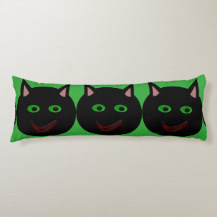 Halloween Black Cat Body Pillow Lichaamskussen
