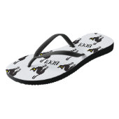 Halloween Black Cat, Boo. Dierengeschenken stutten Teenslippers (Schuin)