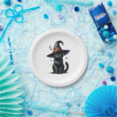 HALLOWEEN BLACK CAT BORDEN PAPIEREN BORDJE (Feest)