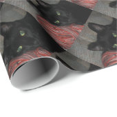 Halloween Black Cat Cadeaupapier (Rol Hoek)