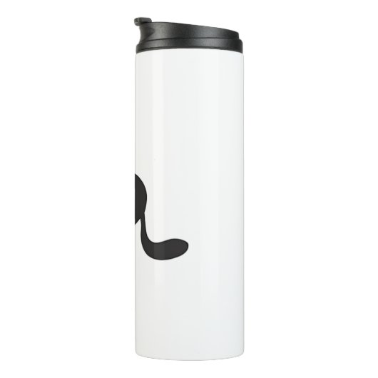 Halloween Black Cat Classic T-Shirt Thermosbeker (Geroteerd rechts)