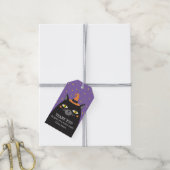 Halloween Black Cat Dank je cadeautjes Labels Cadeaulabel (Met Touw)
