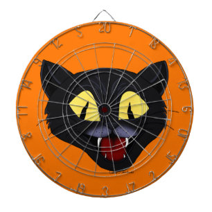 Halloween Black Cat Dartbord