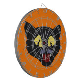 Halloween Black Cat Dartbord (Voorkant Links)