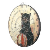 HALLOWEEN Black Cat Dartbord (Voorkant Rechts)