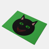 Halloween Black Cat Dep Deurmat (Schuin)
