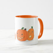 Halloween Black Cat en Pomkins Mok (Voorkant rechts)