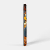 Halloween Black Cat en Pumpkin Samsung Galaxy Hoesje (Rechterkant)