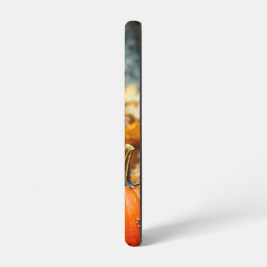 Halloween Black Cat en Pumpkin Samsung Galaxy Hoesje (Linkerkant)