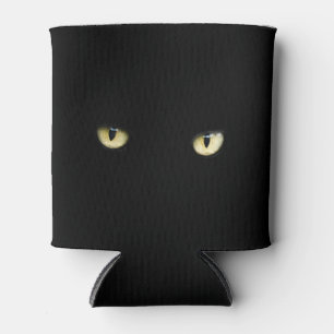 Halloween Black Cat Eyes Can/Bottle Cooler