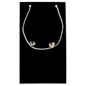Halloween Black Cat Eyes Gift Bag Klein Cadeauzakje (Achterkant)