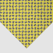 Halloween Black Cat Face Pattern Tissuepapier (Detail)